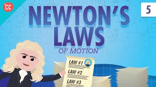 Newtons Laws Crash Course Physics 5 [upl. by Gadmon]