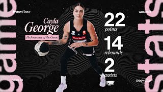 Flame of the Game Cayla George vs Flyers round two [upl. by Nivla]