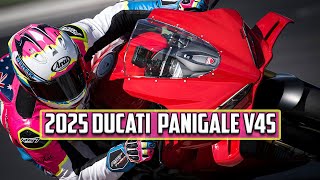 2025 Ducati Panigale V4 S First Ride  Cycle News [upl. by Nedgo914]