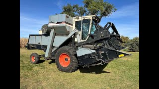 1979 Gleaner M2 CornSoybean Special Combine with 15’ Bean Head 1064 Sep Hours 1596 Engine Hours [upl. by Rabma854]