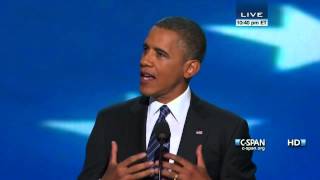 President Obama Acceptance Speech at 2012 Democratic National Convention CSPAN  Full Speech [upl. by Garrison]