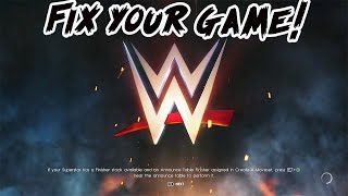 WWE 2K22 MyRise File Wont Load [upl. by Rednirah]