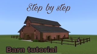 EASY How to Build a Minecraft Horse Barn  Mc Equestrian  DibbleCraft [upl. by Nessej]