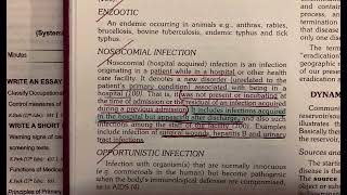 Nosocomial infections  psm mbbs third year  k park [upl. by Arleen]