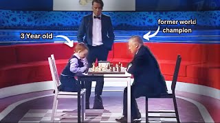 When the Youngest Chess Prodigy played a World Champion [upl. by Ellenig]