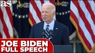 JOE BIDENS FULL SPEECH after DONALD TRUMPS VICTORY in the US ELECTION [upl. by Ttevi]