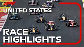 Race Highlights  2024 United States Grand Prix [upl. by Ynotna171]