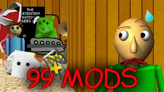 Playing Baldis Basics Plus with all MODS [upl. by Beker]