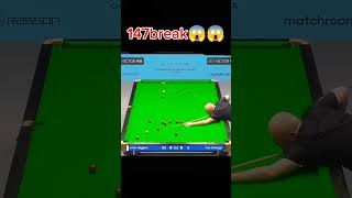 John Higgins 147 break 😱😱snookers  shorts [upl. by Sundstrom793]