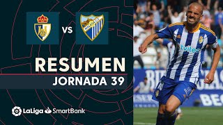 Resumen de SD Ponferradina vs Málaga CF 20 [upl. by Ehrenberg315]