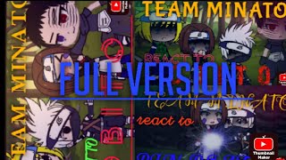 Team minato after obito death react obitofullversionremastergachanarutoampboruto [upl. by Esch]