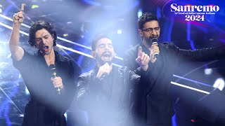 Sanremo 2024  Il Volo canta quotCapolavoroquot [upl. by Odrarebe]