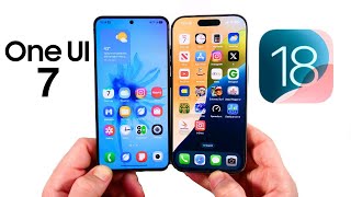 One UI 7 vs iOS 18 Speed Test [upl. by Lough]