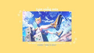 KAGAMINE LEN song mix vocaloid playlist [upl. by Lehcer]