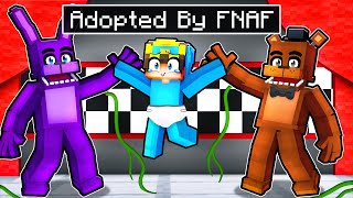 Adopted By ANIMATRONICS In Minecraft [upl. by Hairym]