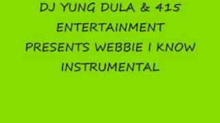 Lil Webbie I Know Instrumental [upl. by Leiru]