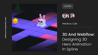 9  3D and Webflow Designing 3D Hero Animation in Spline [upl. by Yelkcub25]