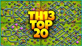 New BEST TH13 WAR BASE LINK 2024 Top20 Clash of Clans  Town Hall 13 Farm Base [upl. by Bouchier]