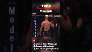 Top 5 UFC Controversial moments 🤯🔥 ufc mma fun khabib danawhite shorts [upl. by Aid]