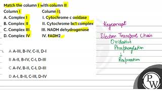 Match the column I with column II \ \beginarrayllll \text  Column I  \t [upl. by Zirtaeb637]