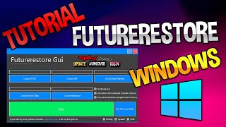 FUTURERESTORE WINDOWS SUBEBAJA iOS SHSH2 [upl. by Lednek]