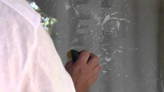 How to Remove Cement or Stucco from Windows and Panes [upl. by Ahtamas395]