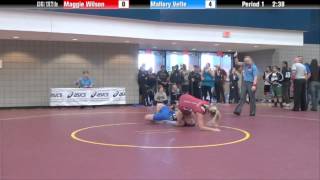 63 kg R16  Maggie Wilson Campbellsville vs Mallory Velte Burnaby Mountain [upl. by Nuahsar]