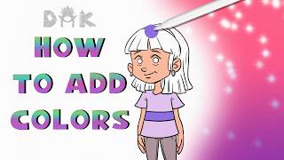 How to Add Colors to Your Drawing in Procreate [upl. by Barbabas352]