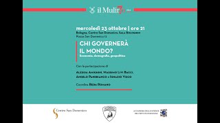 CHI GOVERNERÀ IL MONDO Economia demografia geopolitica  23 ottobre 2024 [upl. by Ysnil]