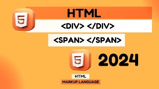 HTML Tutorial Div and Span in HTML  2024  Lecture 16 [upl. by Akinajnat109]