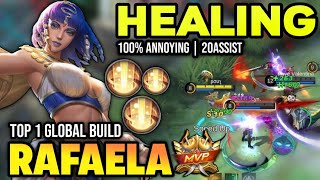 RAFAELA BEST BUILD 2023  BUILD TOP 1 GLOBAL RAFAELA GAMEPLAY  MOBILE LEGENDS✓ [upl. by Fusco427]