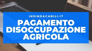 Pagamento disoccupazione Agricola 2019 come controllare online [upl. by Llechtim421]