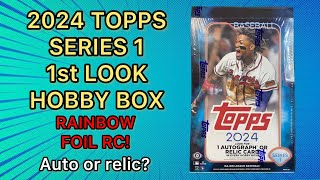 2024 TOPPS SERIES 1 HOBBY BOX RIP [upl. by Malita]