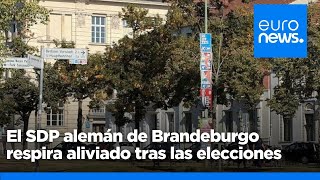 Los socialdemócratas sobreviven a las elecciones en el este de Alemania [upl. by Boothman665]