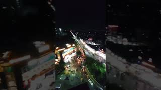 Night View Dhaka city 🌆🚘😱dhaka nightview citylight trending viralshorts shorts [upl. by Aynotan465]