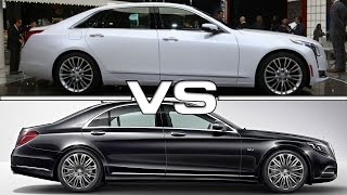 Cadillac CT6 vs Mercedes Benz SClass [upl. by Nofpets704]