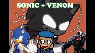 SONIC  VENOM Time lapse EPIC DRAWING [upl. by Nabalas]