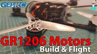 GEPRC GEPPX3 amp GR1206 4500KV Motors  Overview Build amp Flight [upl. by Wylma93]