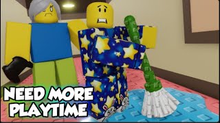 Roblox Need more playtime  NUKE ENDING [upl. by Annelak]