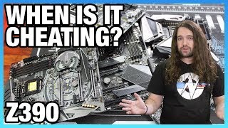 Optimized vs Cheating Z390 Motherboard BCLK Comparison [upl. by Pryor]