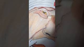 Sai baba oil pastel drawingart drawing saibaba oilpasteldrawing saibabadrawing shortsvideo [upl. by Noiraa]