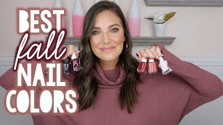 BEST FALL amp WINTER NAIL COLORS 2019  Sarah Brithinee [upl. by Dnalyar547]