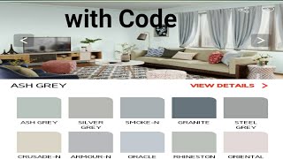 Grey Colour Mixing Chart all grey colour chart with Code asian paints stainer mixer [upl. by Booker]