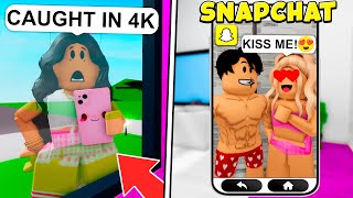 SPYING On ONLINE DATERS While INVISIBLE on SNAPCHAT Brookhaven RP🏡 [upl. by Raviv]