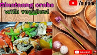 How To Cook Ginataang Alimasag  Ginataang Alimango  Crabs with coconut milk  Filipino Recipe [upl. by Sheeree467]