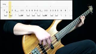 Metallica  Master Of Puppets Bass Only Play Along Tabs In Video [upl. by Andrea]