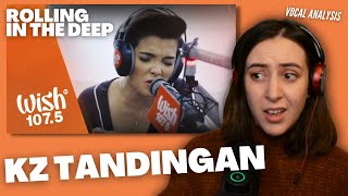 KZ TANDINGAN Rolling In The Deep  Vocal Coach Reacts amp Analysis  Jennifer Glatzhofer [upl. by Nonahs]