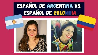 Argentinian Spanish vs Colombian Spanish Argentinian Spanish teacher interviews her Colombian mom [upl. by Darb]