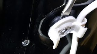 Hotpoint Washing Machine  Removing Stuck Transit Bolts [upl. by Mab821]