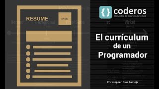 El currículum de un programador [upl. by Terti]